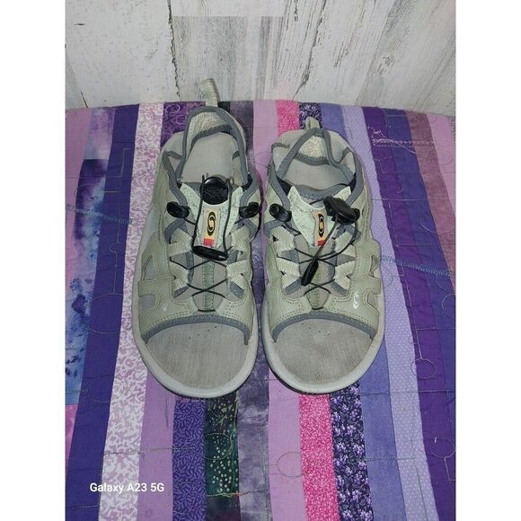 Salomon Tech Revo 873494 Unisex Size 6 Beige Open Toe Casual Slip On Sandals - Picture 1 of 14